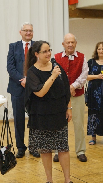 Begrüssung der Gäste beim Galadinner - Astrid Probst Begrüssung der Gäste beim Galadinner - Astrid Probst